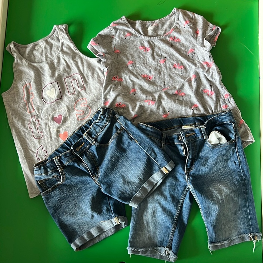 Old Navy/Crazy 8 Girls Sz 10 Bundle of Shorts & Tops